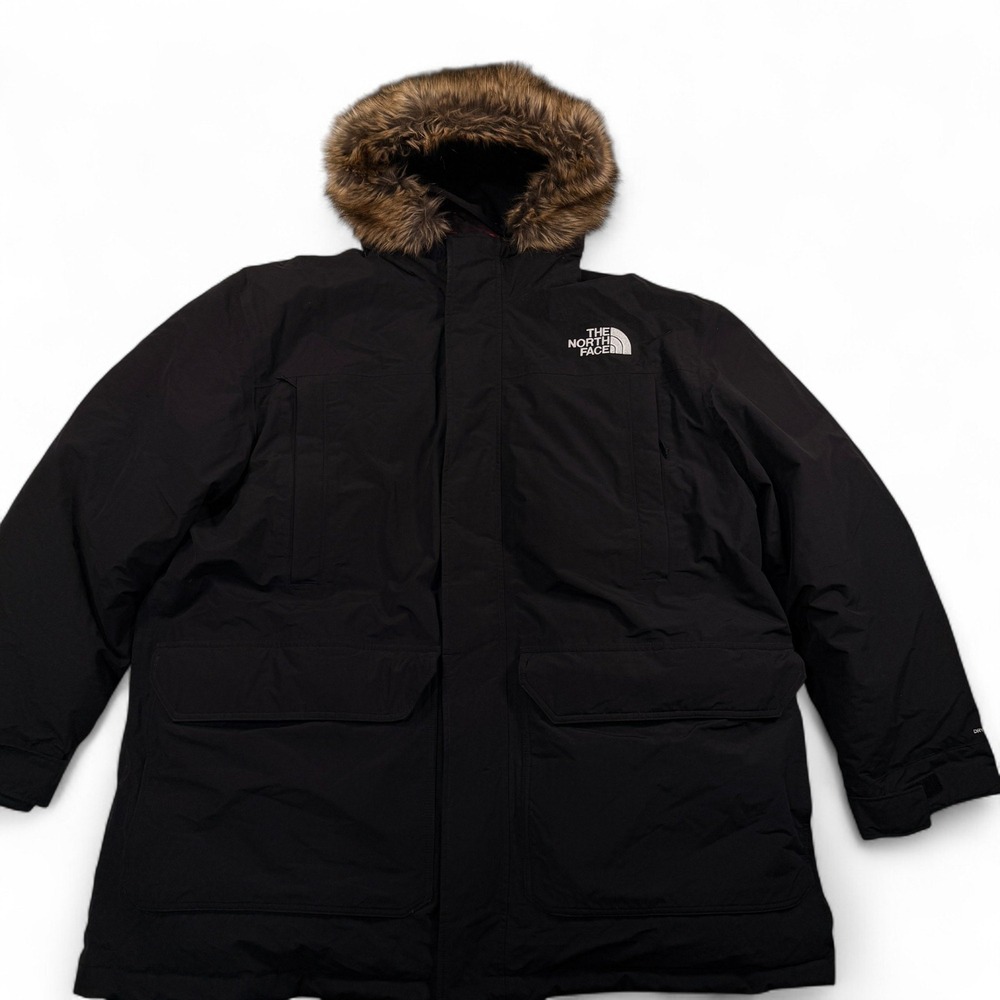 The North Face McMurdo Parka Mens XXXL Black Down Jacket NF0A4QZT Fur Hood